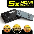 Dark DK-HD-SW4X1 Full HD 5 Giriş 1 Çıkış Uzaktan Kumandalı HDMI Switch