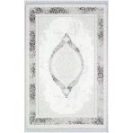 Dark Dk011g Gri Halı Antrasit Detay Kenar Çerçeveli Göbekli Akrilik Tozuaz Modern Salon Halısı 100 X 200 A.grı-K.grı