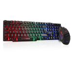 Dark Elite Rgb Aydınlatmalı Türkçe Q Oyuncu Klavye ve Mouse Seti