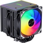Dark Freezer Pro X120D 2025 Edition 2X12CM Argb 4pin Pwm Fanlı, 2x 65CFM, 230W Tdp, 6x Isı Borusu, LGA1700 - Am5 Uyumlu, Direct Contact Işlemci Soğutucu (DKCCX120D)