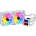 Dark Freezer W247W 2025 Edition 240mm 2x12cm ARGB LED Fan + Pompa, 250W TDP, LGA1700 - AM5 Uyumlu Beyaz Sıvı Soğutma Sistemi (DKCCW247W)