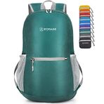 (Dark Green) - ZOMAKE Ultra Lightweight Packable Backpack Water Resistant Hiking Daypack,Small Backpack Handy Foldable Camping Outdoor Backpack Little Bag