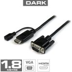 Dark Hdmı Erkek To Vga Erkek Çevirici Kablo (1.8M)
