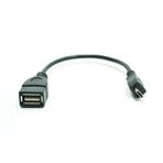Dark Micro USB Erkek USB 2.0 Dişi OTG Kablo