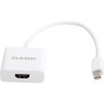 Dark Mini Display Port to HDMI (Dişi), 4K Çözünürlük, Tak Çalıştır, Beyaz Dönüştürücü (DK-HD-AMDPXHDMI)