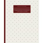 Dark Red Polka Dot Composition Notebook – Cream Background, Wide Ruled, 100 Pages, 7.5 x 9.25 in | Classic Journal for School, Writing, or Everyday Notes