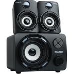 Dark SP-214 11W Rms 7 Farklı Renk Titreşimli LED 2+1 Multimedia Speaker Hoparlör (DK-AC-SP214) - standart
