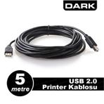 Dark USB 2.0 5m Printer ve Data Kablosu B-Tip