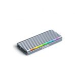 Dark Usb 3.2 Gen2 Type C - M.2 Nvme & Ngff Sata Ssd Rgb Ledli Disk Kutusu