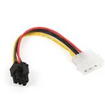 Dark"Dk-Cb-P103" Molex 4Pin-6Pin Pcı-Ex Dönüştürücü Güç Kablosu