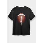 Darkhane Amerikan Futbolu - American Football Siyah Unisex Tişört T-Shirt - 001-Siyah - XL