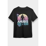 Darkhane Anubis Siyah Unisex Tişört T-Shirt - 001-Siyah - 2XL