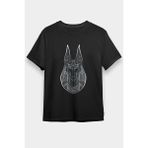 Darkhane Anubis Siyah Unisex Tişört T-Shirt - 001-Siyah - XS