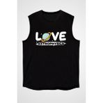 Darkhane Astrofizikçi Siyah Unisex Kolsuz Tişört Kesik Kol T-Shirt - 001-Siyah - 2XL
