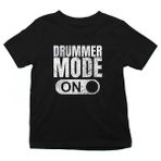 Darkhane Bateri Modu Açık Siyah Unisex Çocuk Tişört T-Shirt - 001-Siyah - 9 - 10 Yaş