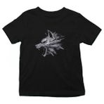 Darkhane Canavar Kurt Siyah Unisex Çocuk Tişört T-Shirt - 001-Siyah - 9 - 10 Yaş
