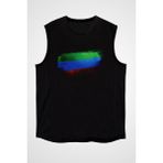 Darkhane Dağıstan - Republic Dagestan Siyah Unisex Kolsuz Tişört Kesik Kol T-Shirt - 001-Siyah - XS