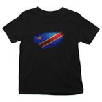 Darkhane Demokratik Kongo Cumhuriyeti - Democratic Republic Congo Siyah Unisex Çocuk Tişört T-Shirt - 001-Siyah - 5 - 6 Yaş