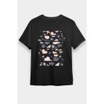 Darkhane Deniz Yıldızı Mercanı Siyah Unisex Tişört T-Shirt - 001-Siyah - 2XL