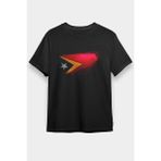 Darkhane Doğu Timor - East Timor Siyah Unisex Tişört T-Shirt - 001-Siyah