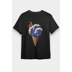 Darkhane Dondurmacı Siyah Unisex Tişört T-Shirt - 001-Siyah - 2XL