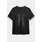 Darkhane Dondurmacı Siyah Unisex Tişört T-Shirt - 001-Siyah - XS