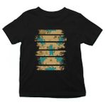 Darkhane Eğlenceli Kurt Siyah Unisex Çocuk Tişört T-Shirt - 001-Siyah - 1 - 2 Yaş