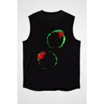 Darkhane Embriyolog Siyah Unisex Kolsuz Tişört Kesik Kol T-Shirt - 001-Siyah - 2XL
