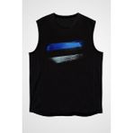 Darkhane Estonya - Estonia Siyah Unisex Kolsuz Tişört Kesik Kol T-Shirt - 001-Siyah - M
