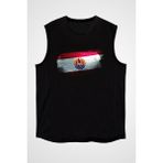 Darkhane Fransız Polinezyası - French Polynesia Siyah Unisex Kolsuz Tişört Kesik Kol T-Shirt - 001-Siyah