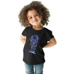 Darkhane Hayalet Kurt Siyah Unisex Çocuk Tişört T-Shirt - 001-Siyah - 1 - 2 Yaş