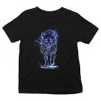 Darkhane Hayalet Kurt Siyah Unisex Çocuk Tişört T-Shirt - 001-Siyah - 5 - 6 Yaş