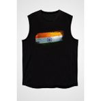 Darkhane India - India Siyah Unisex Kolsuz Tişört Kesik Kol T-Shirt - 001-Siyah