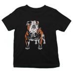 Darkhane Ingiliz Buldoğu Siyah Unisex Çocuk Tişört T-Shirt - 001-Siyah - 7 - 8 Yaş