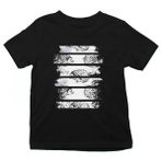 Darkhane Karakalem Çizim Kirpi Siyah Unisex Çocuk Tişört T-Shirt - 001-Siyah - 7 - 8 Yaş