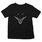 Darkhane Kızgın Kurt Siyah Unisex Çocuk Tişört T-Shirt - 001-Siyah - 3 - 4 Yaş