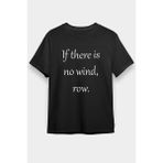 Darkhane Kürek Siyah Unisex Tişört T-Shirt - 001-Siyah - XL