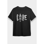 Darkhane Kürek Siyah Unisex Tişört T-Shirt - 001-Siyah