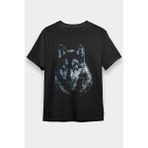 Darkhane Kurt Siyah Unisex Tişört T-Shirt - 001-Siyah - L