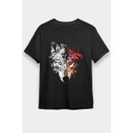 Darkhane Kurt Siyah Unisex Tişört T-Shirt - 001-Siyah - M