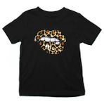 Darkhane Leopar Dudaklar Ruj Siyah Unisex Çocuk Tişört T-Shirt - 001-Siyah - 3 - 4 Yaş