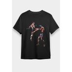 Darkhane Muay Thai Siyah Unisex Tişört T-Shirt - 001-Siyah - L