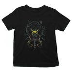 Darkhane Ninja Kurt Siyah Unisex Çocuk Tişört T-Shirt - 001-Siyah - 3 - 4 Yaş