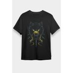 Darkhane Ninja Kurt Siyah Unisex Tişört T-Shirt - 001-Siyah - L