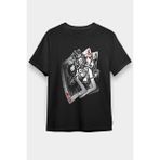 Darkhane Papaz ve Kızlar Siyah Unisex Tişört T-Shirt - 001-Siyah - M