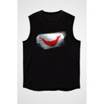 Darkhane Paskalya Adası - Easter Island Siyah Unisex Kolsuz Tişört Kesik Kol T-Shirt - 001-Siyah