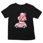Darkhane Pembe Tospik Siyah Unisex Çocuk Tişört T-Shirt - 001-Siyah - 3 - 4 Yaş