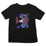 Darkhane Polis Siyah Unisex Çocuk Tişört T-Shirt - 001-Siyah - 3 - 4 Yaş