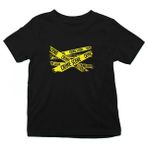Darkhane Polis Siyah Unisex Çocuk Tişört T-Shirt - 001-Siyah - 9 - 10 Yaş
