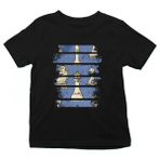 Darkhane Şah Mat Atı Satranç Siyah Unisex Çocuk Tişört T-Shirt - 001-Siyah - 7 - 8 Yaş